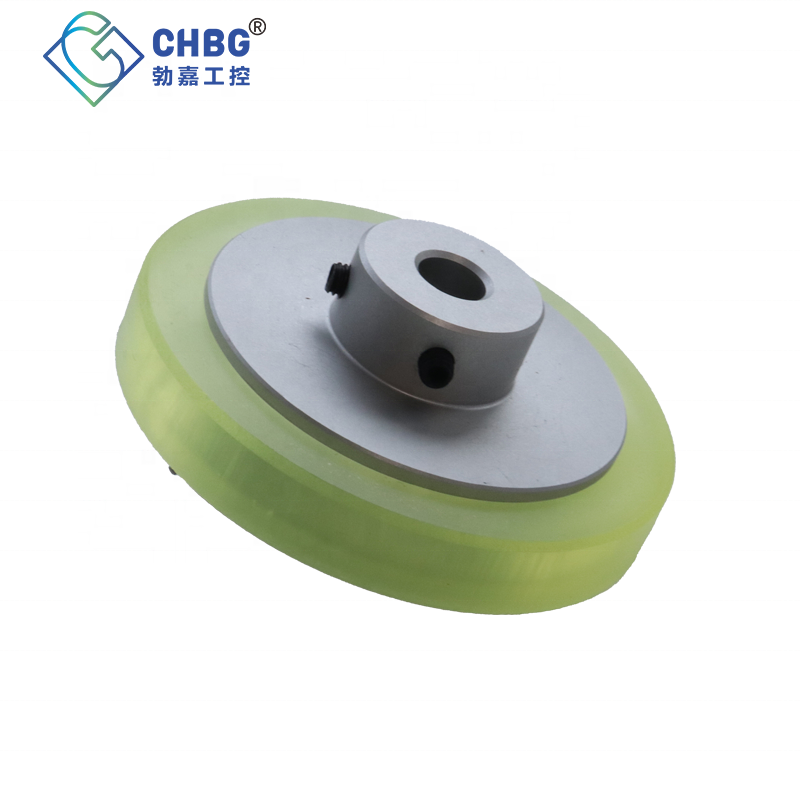 CHBG Hot Sale Aluminum Alloy rotary encoder meter wheel 250mm perimeter 8mm bore