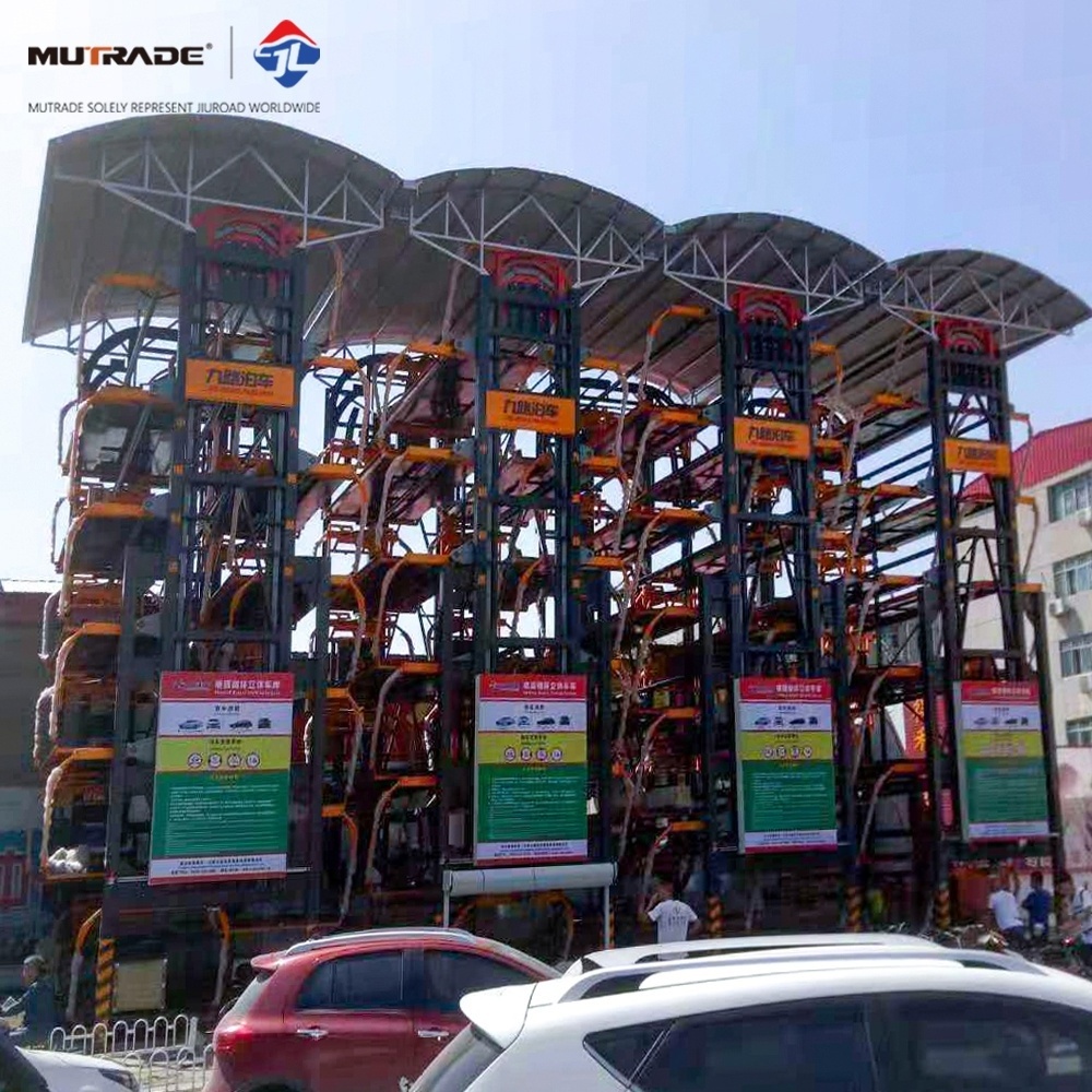 12 sedans Jiuroad Rotary Parking System Vertical Parking Machine