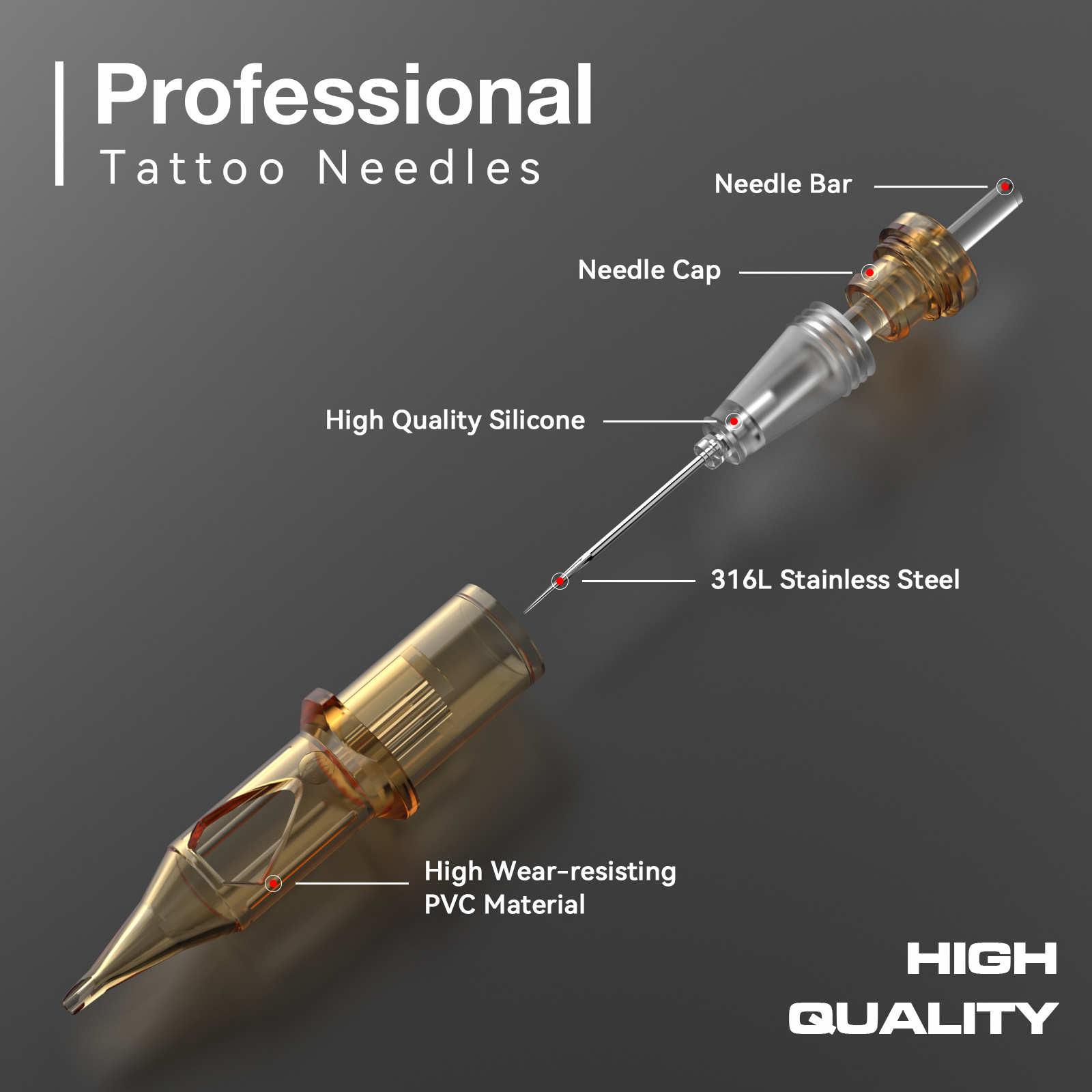 Wholesale Mast Premium Tattoo Cartridge Needle for Body tattoo Art Makeup Disposable Tattoo Needle Cartridge