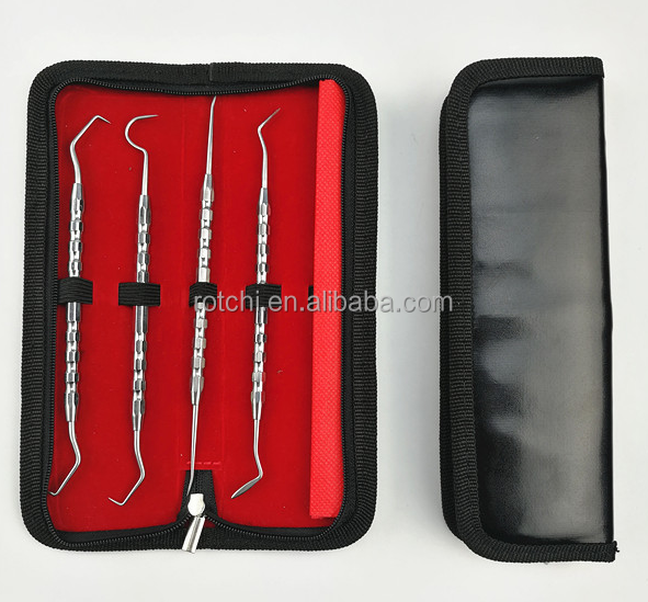 Gun Cleaning Set with Brushes & Double-Ended Picks gun cleaning hooks