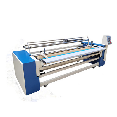 knitting fabric weaving fabric net mesh roll rewinding machine