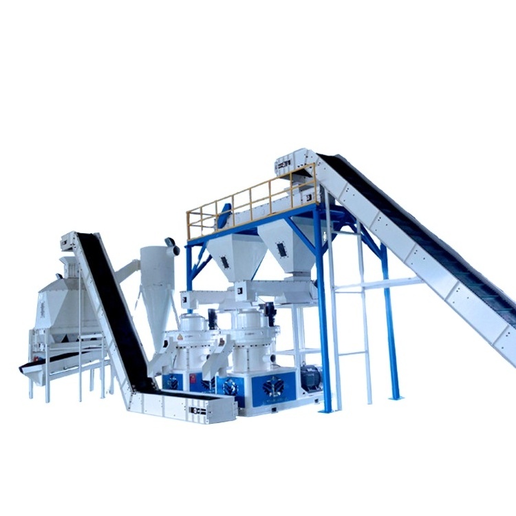 sawdust & wood chips pallet production line, forest waste pelleting machinery plant