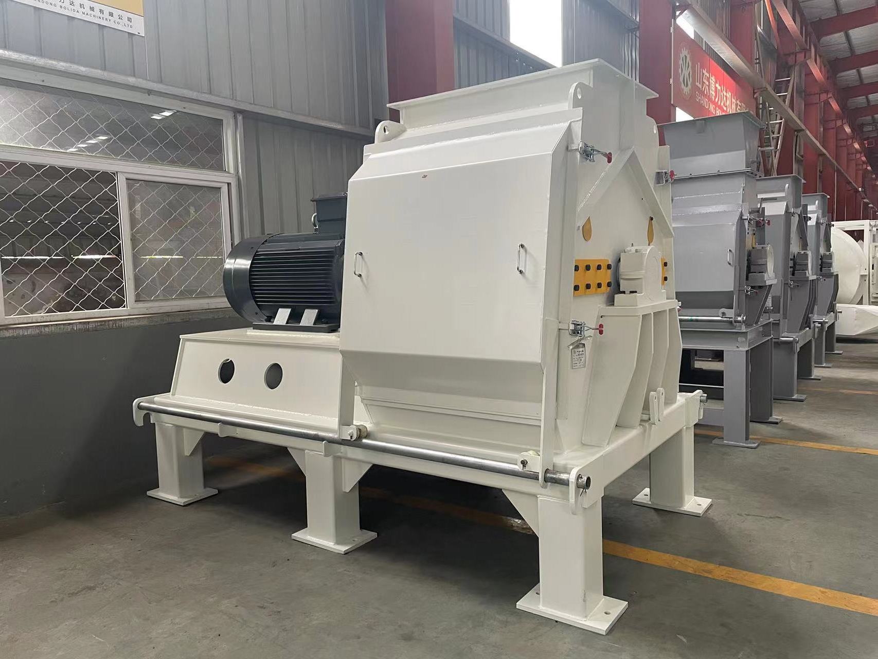 2023 Hot Sale China Wood Sawdust Grinding Machine 120X75 High Efficient Rice Husk 4-6TPH Hammer Mill Crusher Machine for Sale