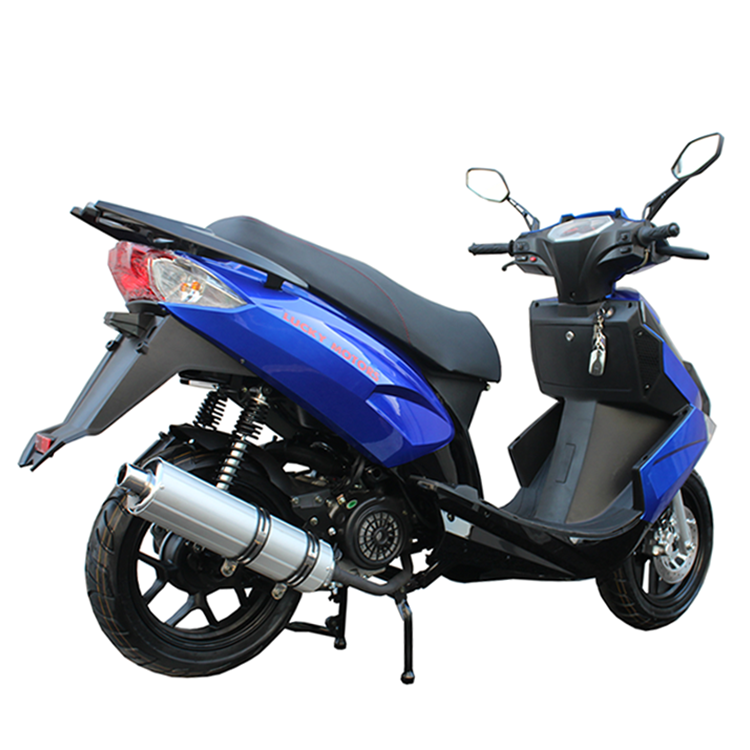 China Manufacturer Aluminum Wheel Strong Powered 150cc Scooters Gas Adult Motorcycle