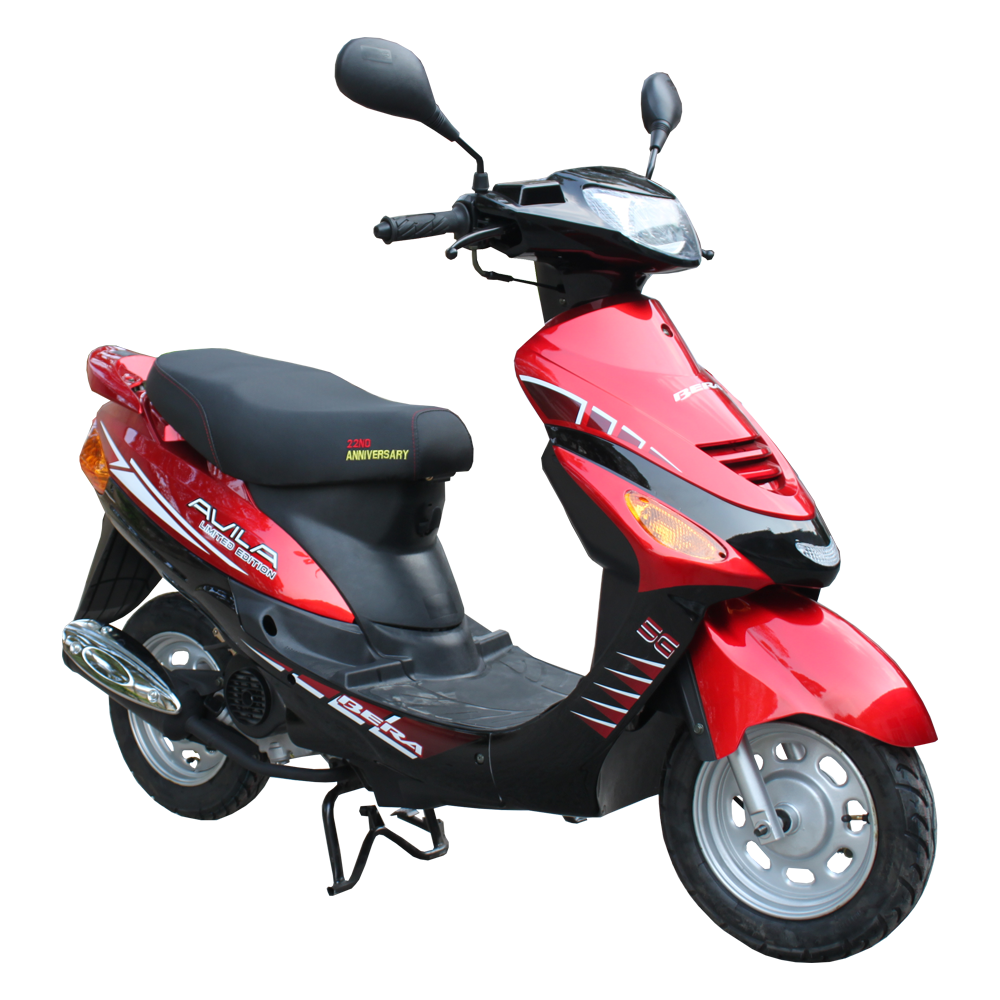 Premium Single Cylinder 4 Stroke Scooter 50cc Gas Powered Motorcycles For Adults