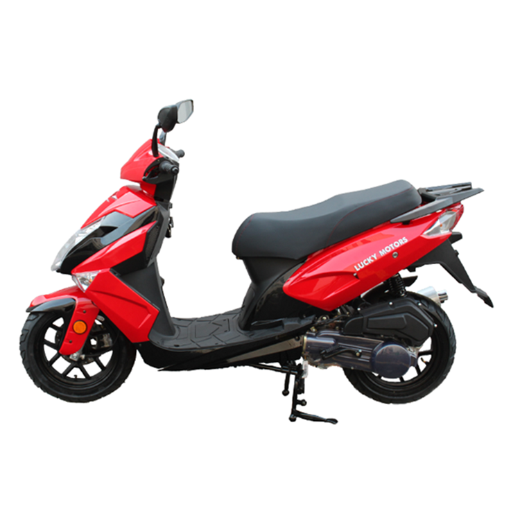 China Manufacturer Aluminum Wheel Strong Powered 150cc Scooters Gas Adult Motorcycle