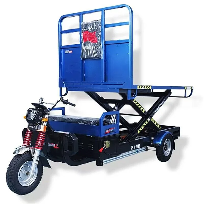 Automatic Lift Tricycles Easy Loading Unloading Electric Tricycle with Hydraulic Lift Box