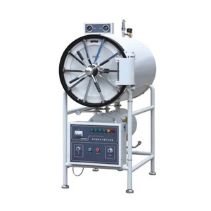 Horizontal high pressure steam sterilizer temperature and retort