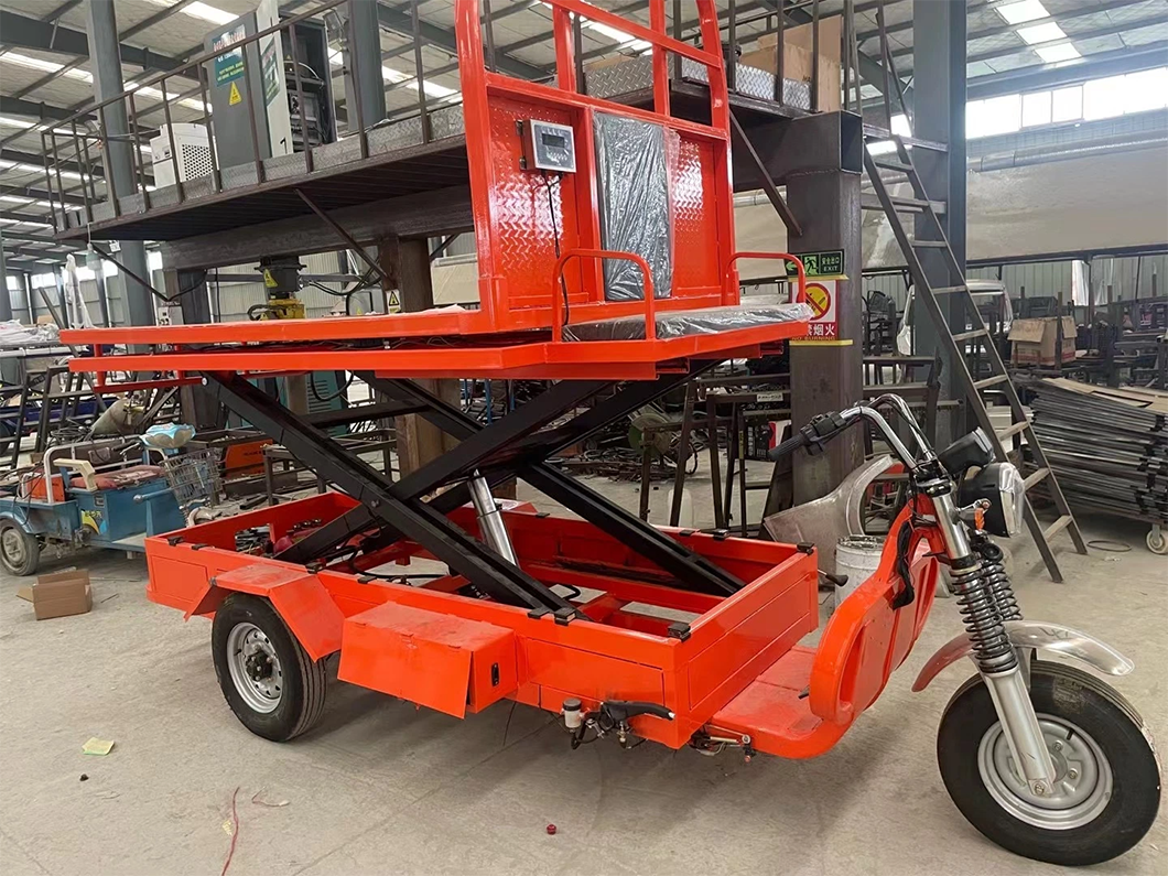 Automatic Lift Tricycles Easy Loading Unloading Electric Tricycle with Hydraulic Lift Box