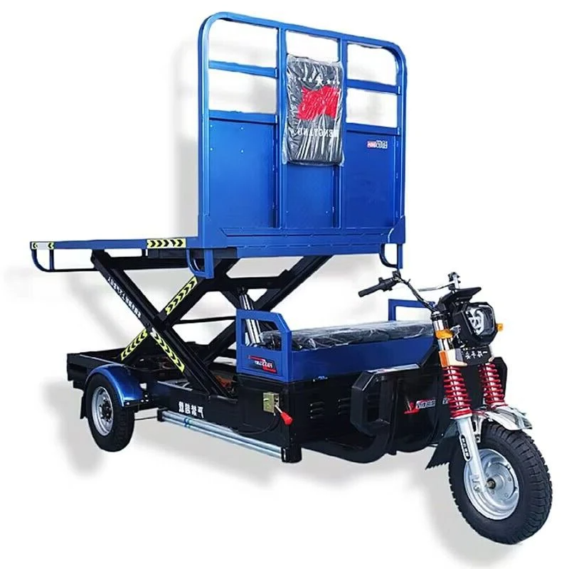 Automatic Lift Tricycles Easy Loading Unloading Electric Tricycle with Hydraulic Lift Box