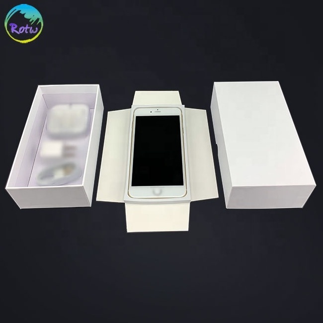 For Iphone 6 6S 6 Plus 6S Plus 7 7S 8 8S X Retail Packaging Box + Full Accessories + Label Sticker