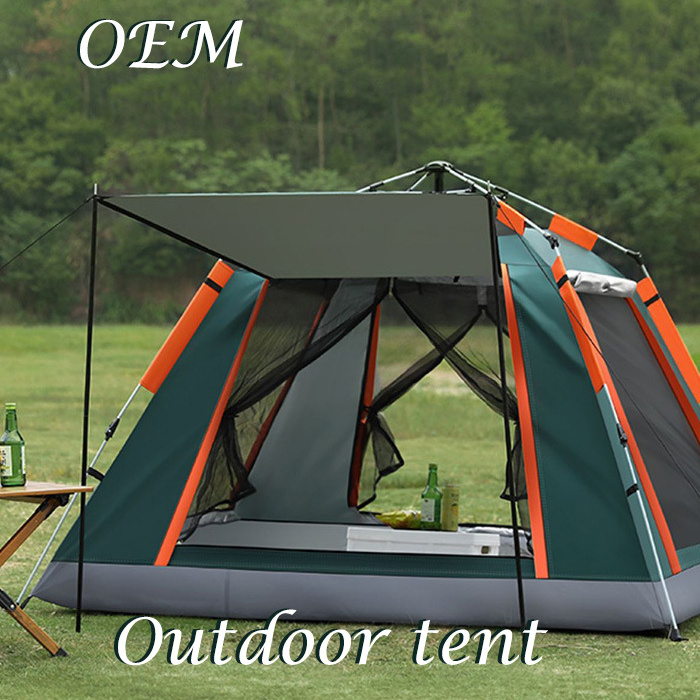 Wholesale automatic field tent fast build camping tent portable aluminum bracket family tents camping outdoor