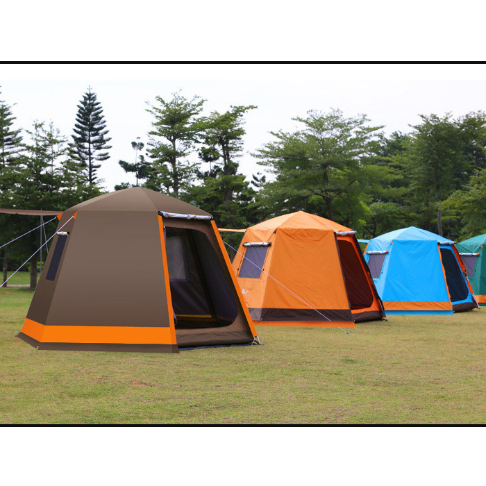 Wholesale automatic field tent fast build camping tent portable aluminum bracket family tents camping outdoor