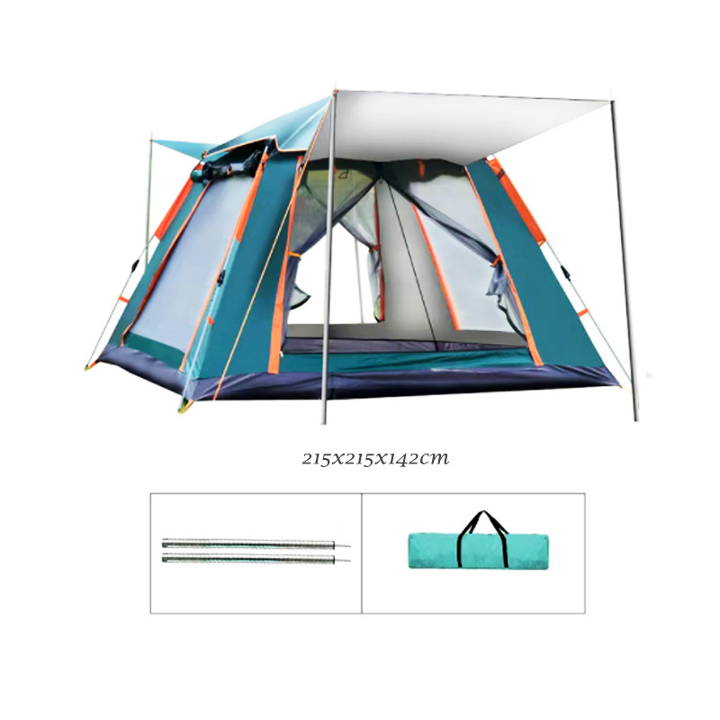 Wholesale automatic field tent fast build camping tent portable aluminum bracket family tents camping outdoor