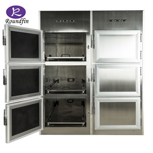 Funeral cold storage mortuary body refrigerators stainless steel cadaver freezer