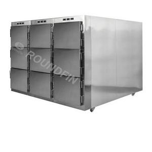 Roundfin Corpse refrigerator mortuary body cooler morgue equipments mortuary freezer