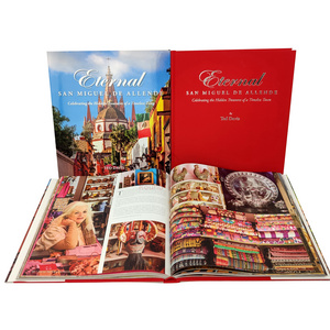 High Quality Full Color Custom Hardcover Guide/Travel/Tour/Recipe/Cook Book/Magazine Printing