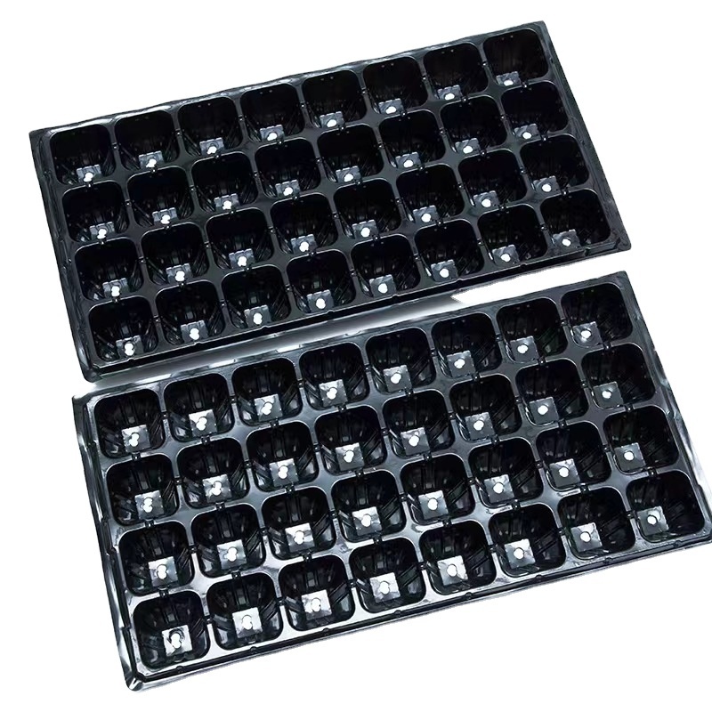 Wholesale 128 Cells Seed Plant Germination Vegetables Flower Growing Tray Garden Seedling Nursery Trays