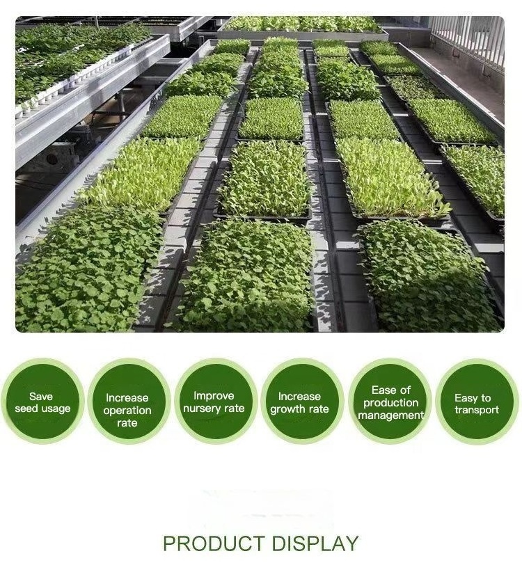 Wholesale 128 Cells Seed Plant Germination Vegetables Flower Growing Tray Garden Seedling Nursery Trays