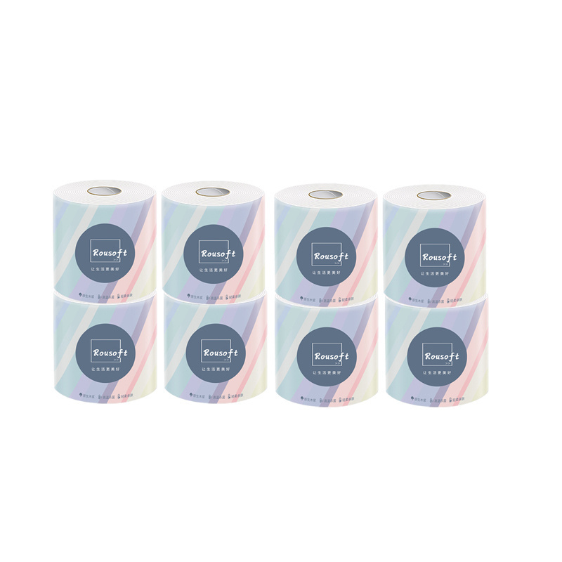 Factory Directly Sale 6 Ply Eco Friendly Custom 48 Rolls Make Your Own Logo Bathroom Toilet Tissue Paper