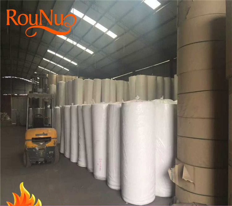 Rounuo 100% Virgin Pulp 2/3ply Water Absorption Parent Jumbo Roll Paper