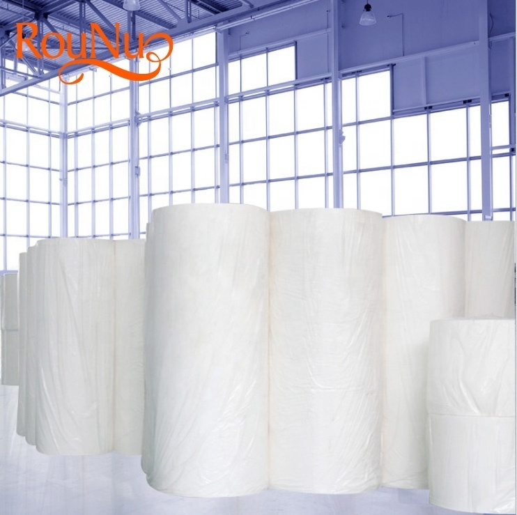 Rou NUo China 2021 best custom 1 ton jumbo roll tissue rolling bathroom-toilet-paper