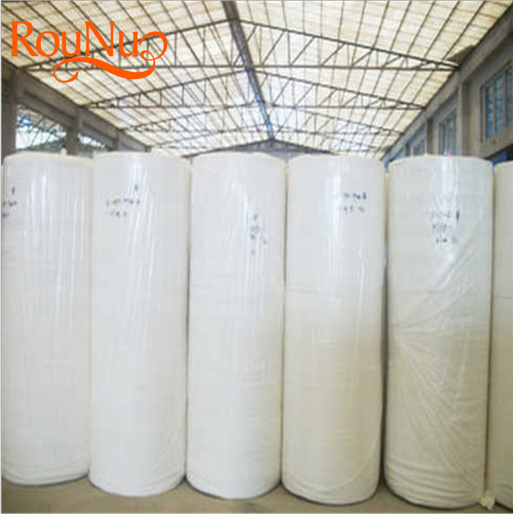 Rounuo China oem eco-friendly-tissue-paper jumbo roll airlaid