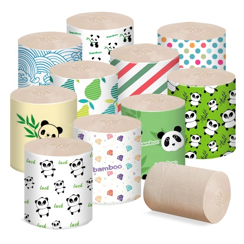 Manufacturer Custom Design Printed Toilet Paper with Individual Wrap Toilet Paper Factory for Sale