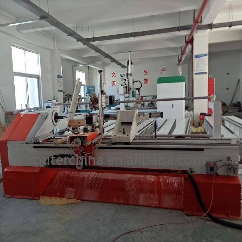 TJ-2030 Customized style  horizontal Auto Feeding large cnc wood lathe automatic for sale