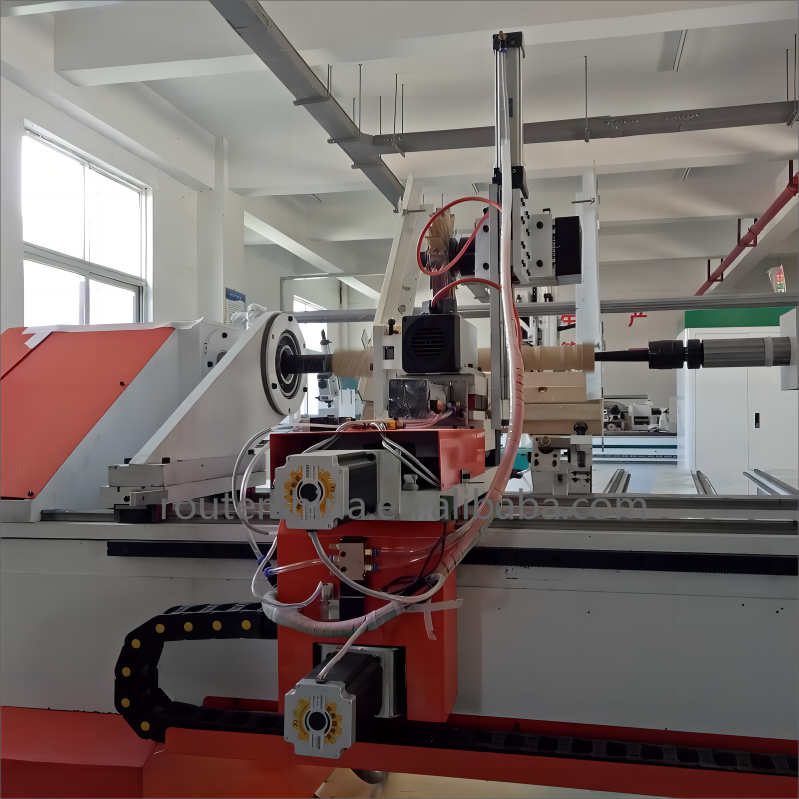 TJ-2030 Customized style  horizontal Auto Feeding large cnc wood lathe automatic for sale