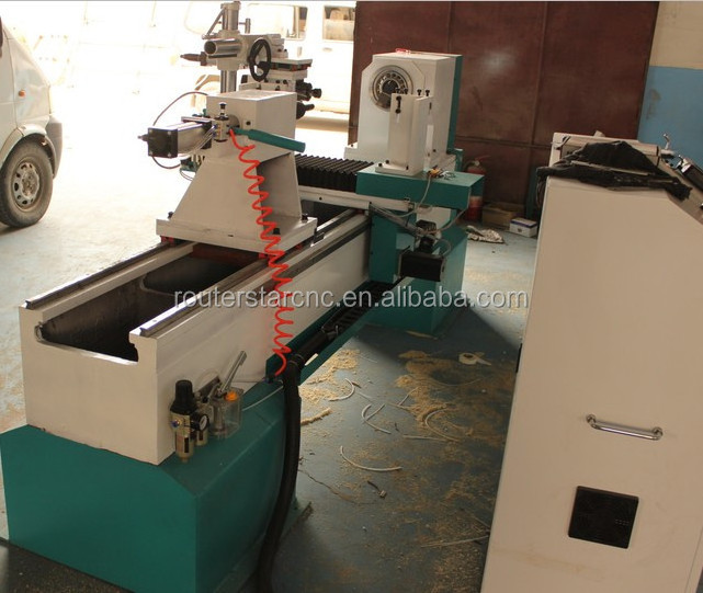 cnc wood turning carving lathe for wood column