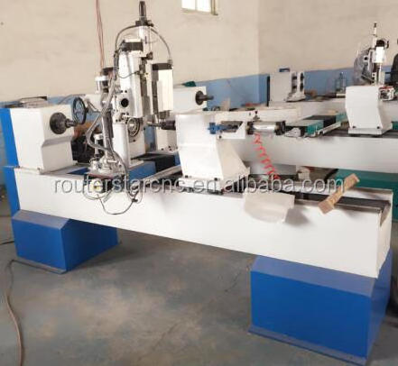 cnc wood turning carving lathe for wood column