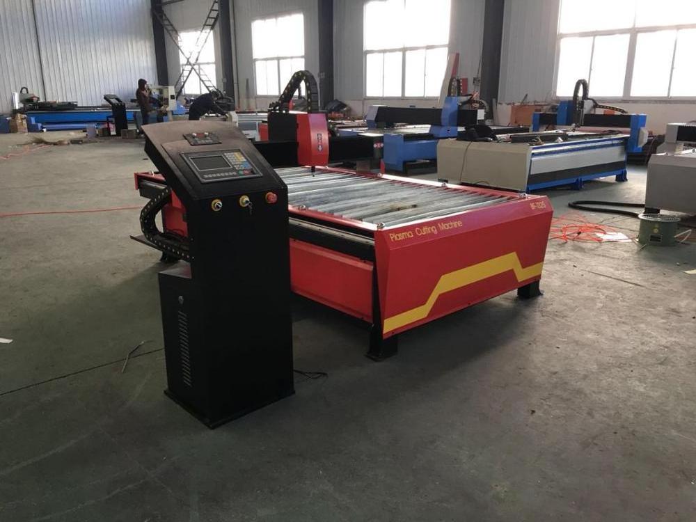 water pray steel cutting machine for steel sheet with 63A Huayuan plasma powersupply