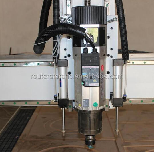 1325 automatic tool changer 3d wood carving cnc router machine with HQD ATC spindle 9KW