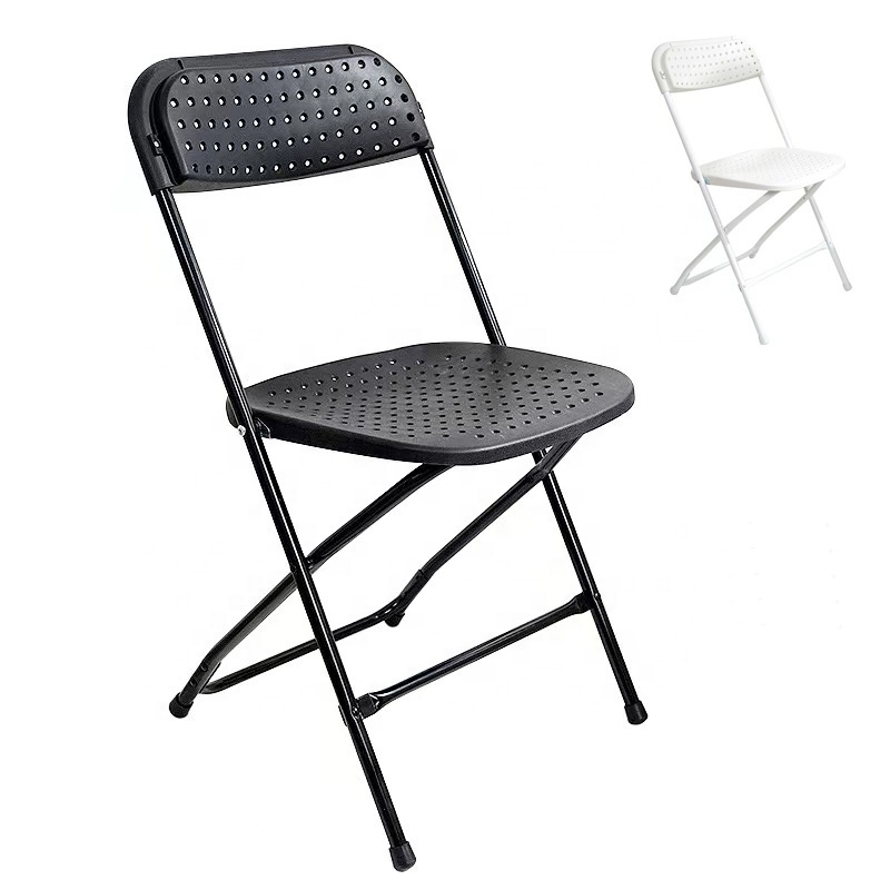 wholesale small foldable outdoor black wimbledon resin target folding chairs for events wedding party used for events for rent