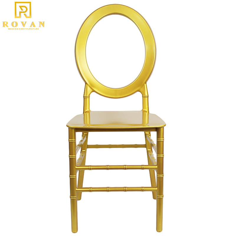 Resin Plastic Acrylic Stackable Chair 2023 New Used for Event Round Back Wedding Design Wholesale White Dining Chair Modern