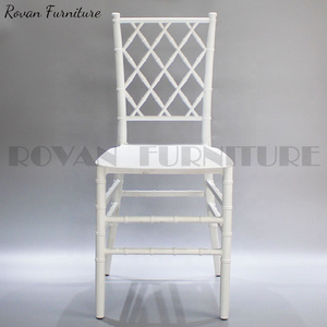 Factory Plastic Resin mesh  Chiavari Chair Gridding Monoblock Tifany Dining Chairs Dining High Quality Resin Clear Tiffany Chair