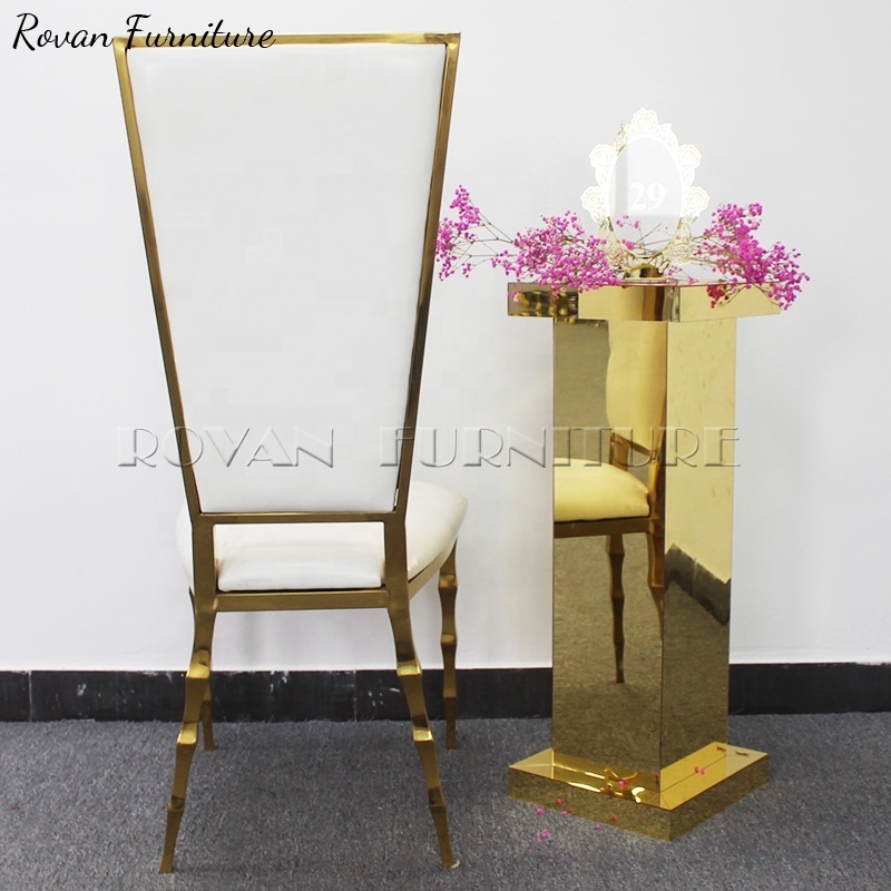 European Style Dining Room Furniture Modern White Gold Frame Chairs Stainless Steel Boucle Accent Dining Chair with gold leg