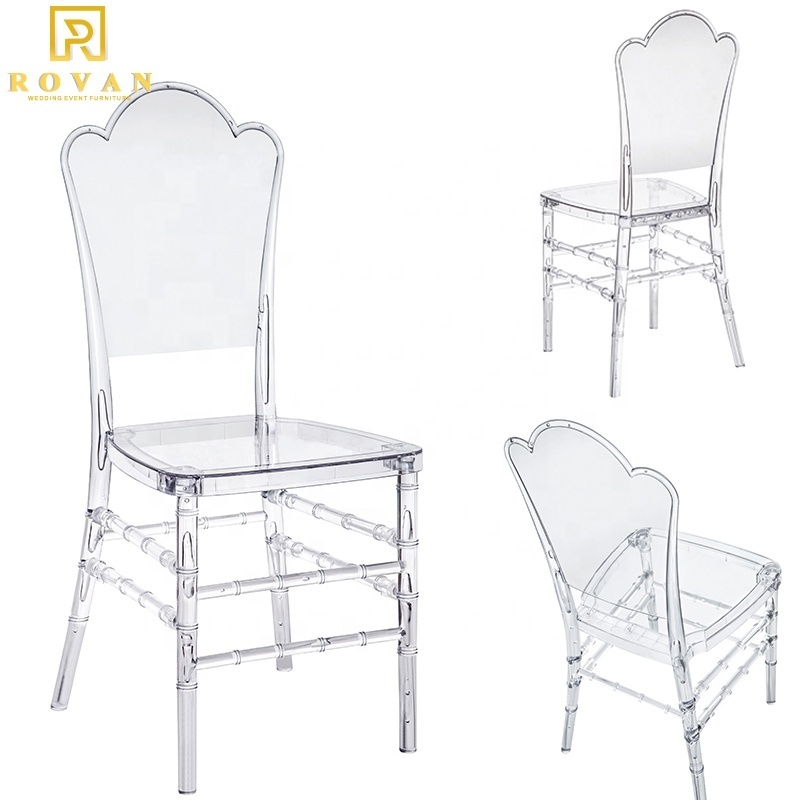 Hanging Stacking Ghost Sillas Cheaper Plastic Para Eventos Crystal Dining Wedding Clear Acrylic Event Modern Hotel Chair 50pcs