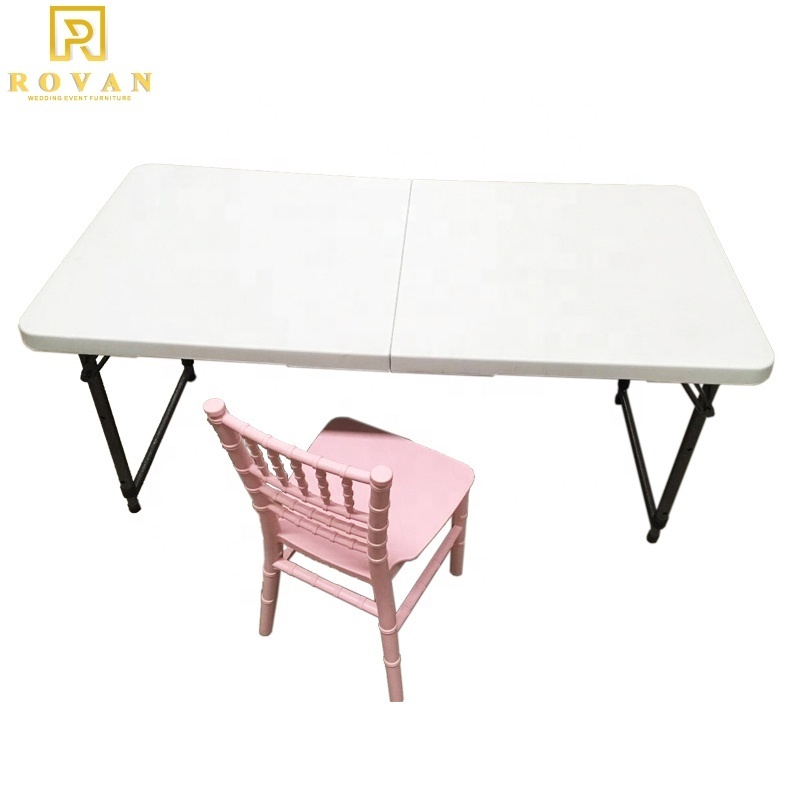 4ft rectangle kids folding table kids tables used kids party table and chairs