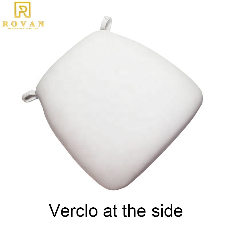 wholesale hard and soft cushion PU Leather  with plywood pad wedding outdoor for chiavari chair and event chair