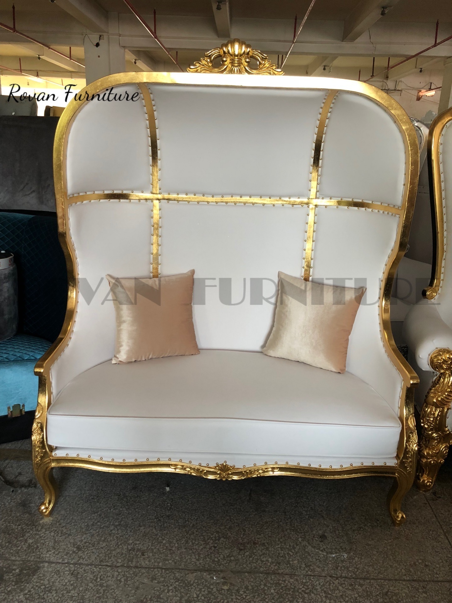 luxury furniture birdcage wedding banquet hotel party throne chair for bride and groom