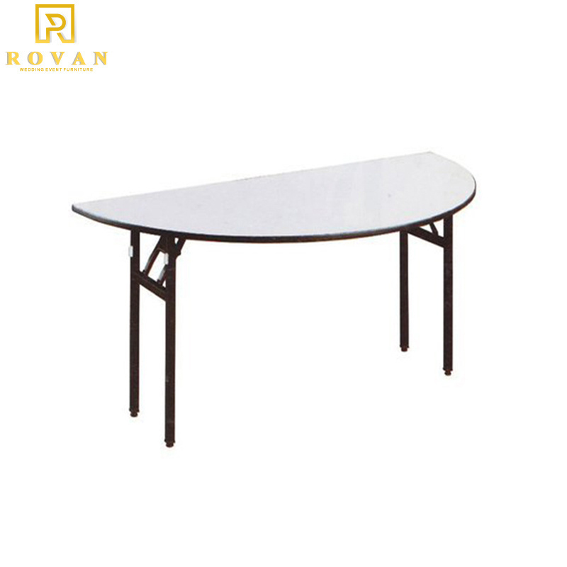 Wholesale half moon folding banquet table for wedding event used