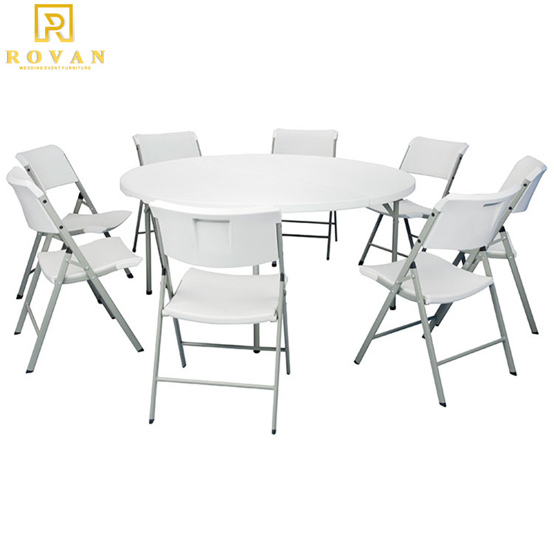 Modern factory price plastic table round plastic table used banquet restaurant