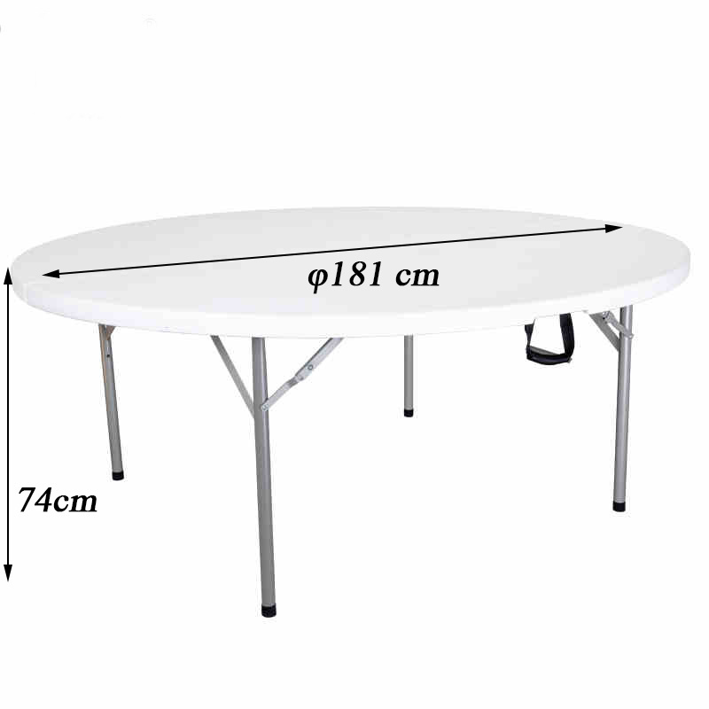 Modern factory price plastic table round plastic table used banquet restaurant