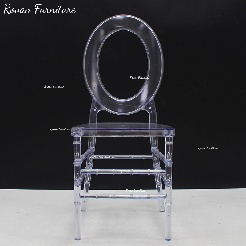 Hot sales style oval back resin chair for wedding banquet event used