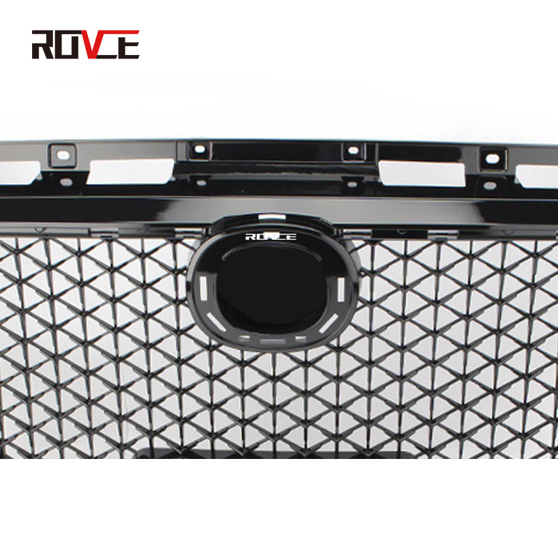 ROVCE High Quality Front Bumper Grille Honeycomb For Mazda 3 Axela 2014-18 Car Upper Mesh Grid Racing Grills