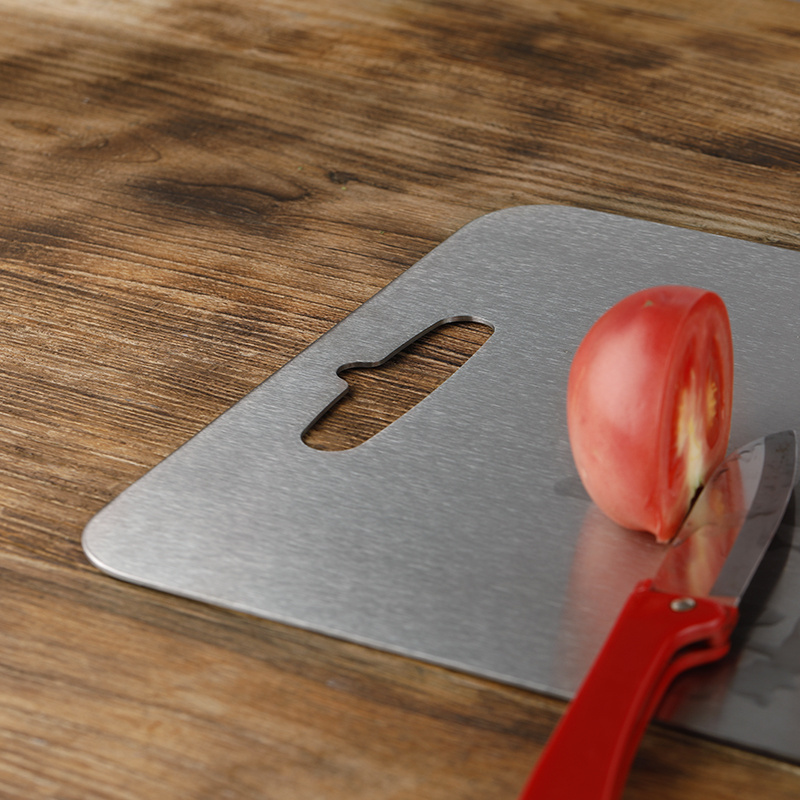 Titanium kitchen cutting boards hard anvil plate fruit plate for home use