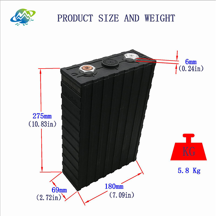 RWT Shenzhen City China baterias de iones de litio a prueba de agua y de alta capacidad 3.2v 180ah 200ah Lifepo4 bateria solar