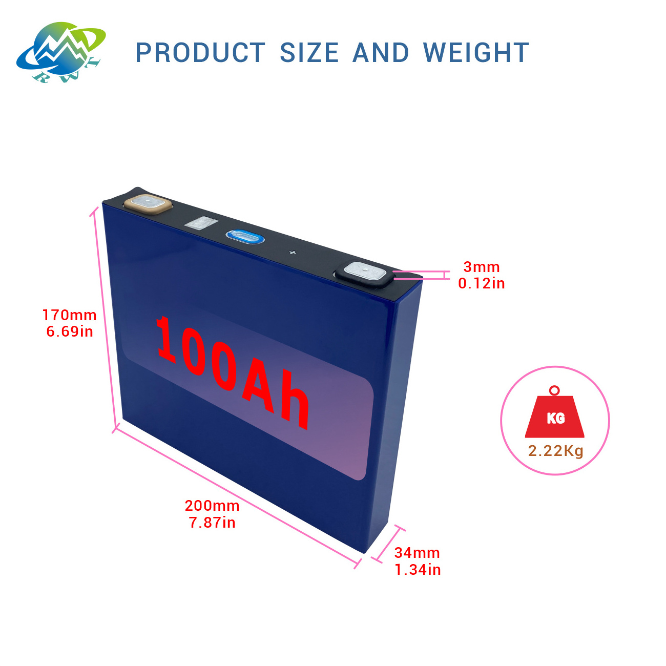 RWT Manufacturer 302Ah Lithium ion Cell Catl Grade A 3.2V 271Ah 280Ah 302Ah 310Ah 320Ah 340Ah Lifepo4 Battery